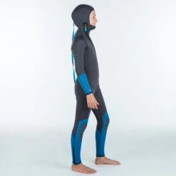 Kids Diving Wetsuit 5.5 Mm Neoprene SCD 500 Grey And Blue -Water Sports Store k024fabc71a4dbc059469e74cf2583e5d