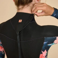 GIRL'S SURFING WETSUIT 500 4/3 MM BLACK RED 20 GIRL'S SURFING WETSUIT 500 4/3 MM BLACK RED -Water Sports Store k03f7c76d773231147972459ed0c73feb