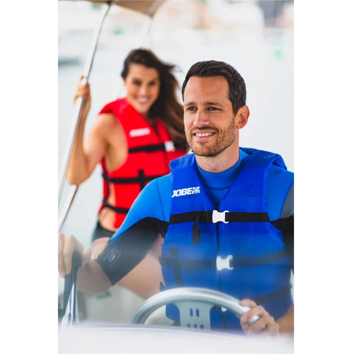 JOBE Universal Life Vest Adult (50N) - Blue 4 JOBE Universal Life Vest Adult (50N) - Blue - Image 2