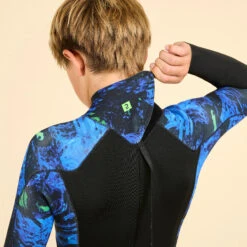 BOY'S SURFING WETSUIT 500 4/3 MM VORTEX BLACK 19 BOY'S SURFING WETSUIT 500 4/3 MM VORTEX BLACK -Water Sports Store k1193b33fe690600e53447898c40b3047