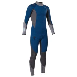 Men's Diving Wetsuit 3 Mm Neoprene SCD 900 Blue And Grey