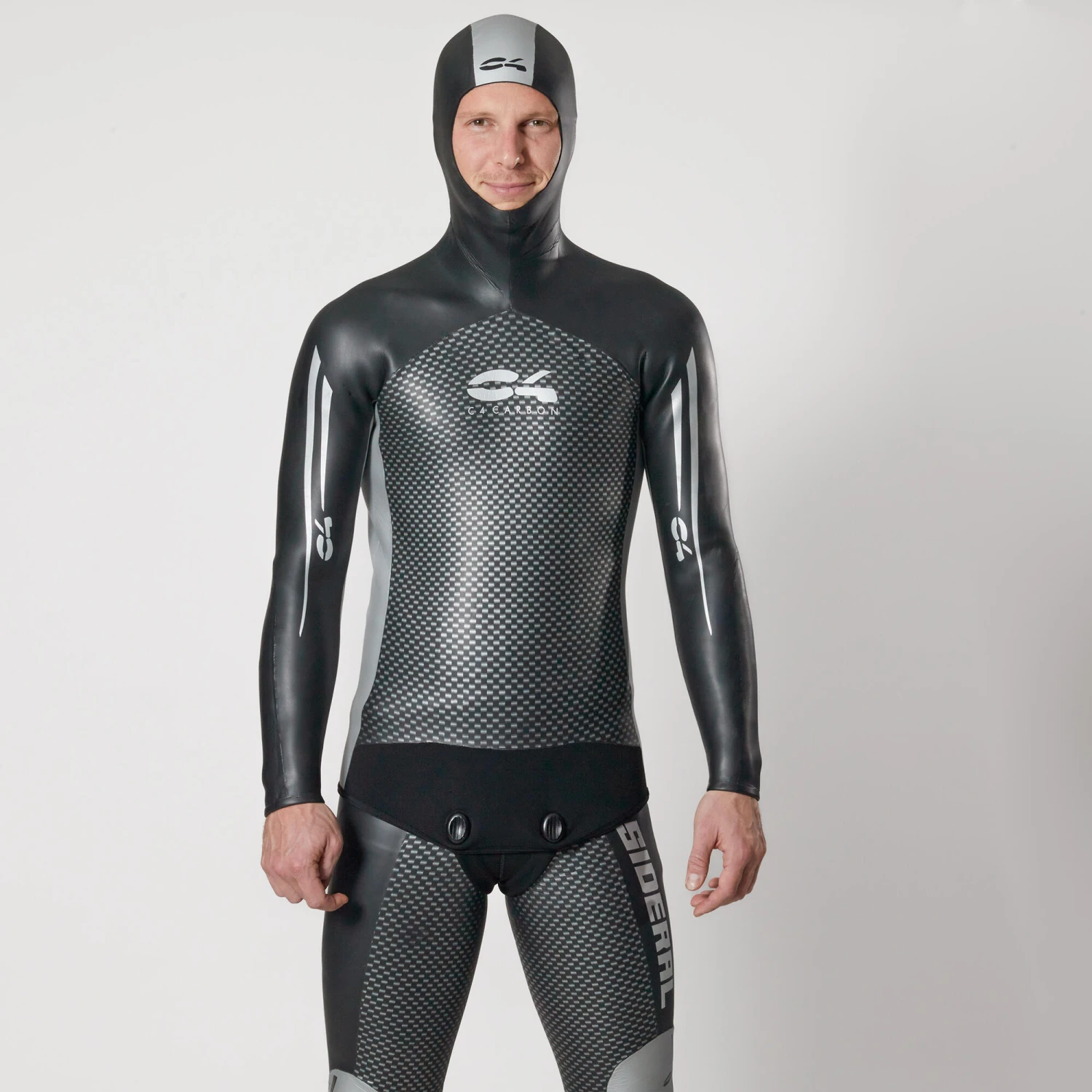 MEN'S JACKET SIDERAL 3MM C4 CARBON FOR FREEDIVING 6 MEN'S JACKET SIDERAL 3MM C4 CARBON FOR FREEDIVING - Image 4