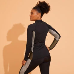 LONG-SLEEVED ZIPPED T-SHIRT FOR AQUAFIT 10 LONG-SLEEVED ZIPPED T-SHIRT FOR AQUAFIT -Water Sports Store k226173e6ae68b24dc882f231296101ad