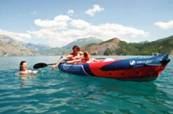 Sevylor Tahiti Plus 3 Person Inflatable Kayak Kit With 3 Paddles And Pump -Water Sports Store k232302ec0543c511432a832d6a471619