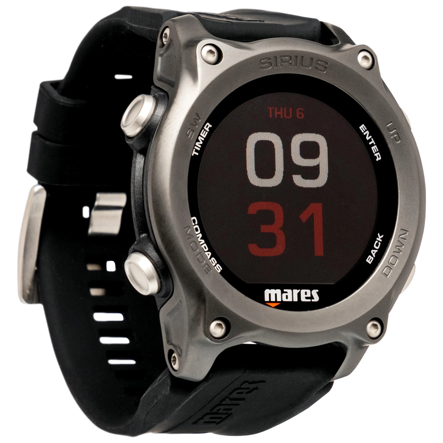 Diving Computer Mares Sirius Black Grey 3 Diving Computer Mares Sirius Black Grey