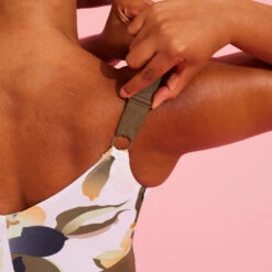 Women's Maternity Swimsuit Aquafitness Swimming AYA Khaki Flo White 17 Women's Maternity Swimsuit Aquafitness Swimming AYA Khaki Flo White -Water Sports Store k2bfe4931536b54153e15f08adc7bc41d