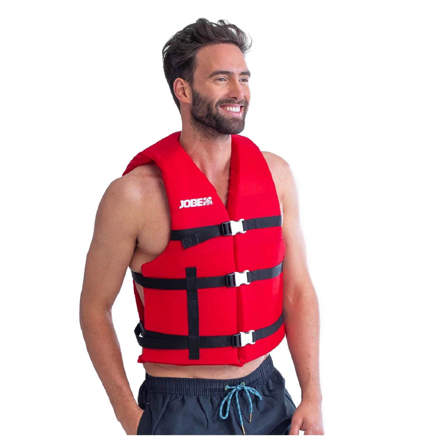 JOBE Universal Life Vest Adult (50N) - Red 3 JOBE Universal Life Vest Adult (50N) - Red