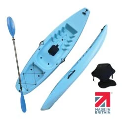 SIT ON TOP KAYAK - PHOTON - COMPLETE WITH PADDLE & BACKREST -Water Sports Store k44578c69e777bef9fe07bec349993b2e