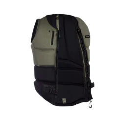 MEN'S WINGFOIL/WAKEBOARDING IMPACT JACKET AND BUOYANCY AID 500 50 NEWTONS KHAKI -Water Sports Store k48506b6990c5ef6430f922886e960725