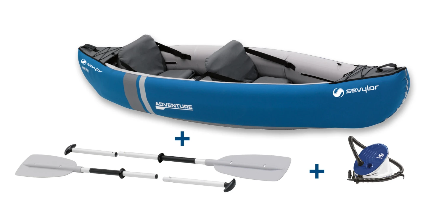 Sevylor Adventure Kit 2 Person Canoe/Kayak With Buoyancy Aids 5 Sevylor Adventure Kit 2 Person Canoe/Kayak With Buoyancy Aids - Image 3