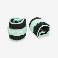 Aquafitness Weighted Wristbands With Buckle Light Green. 2*0.5 KG