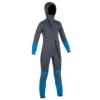 Kids Diving Wetsuit 5.5 Mm Neoprene SCD 500 Grey And Blue