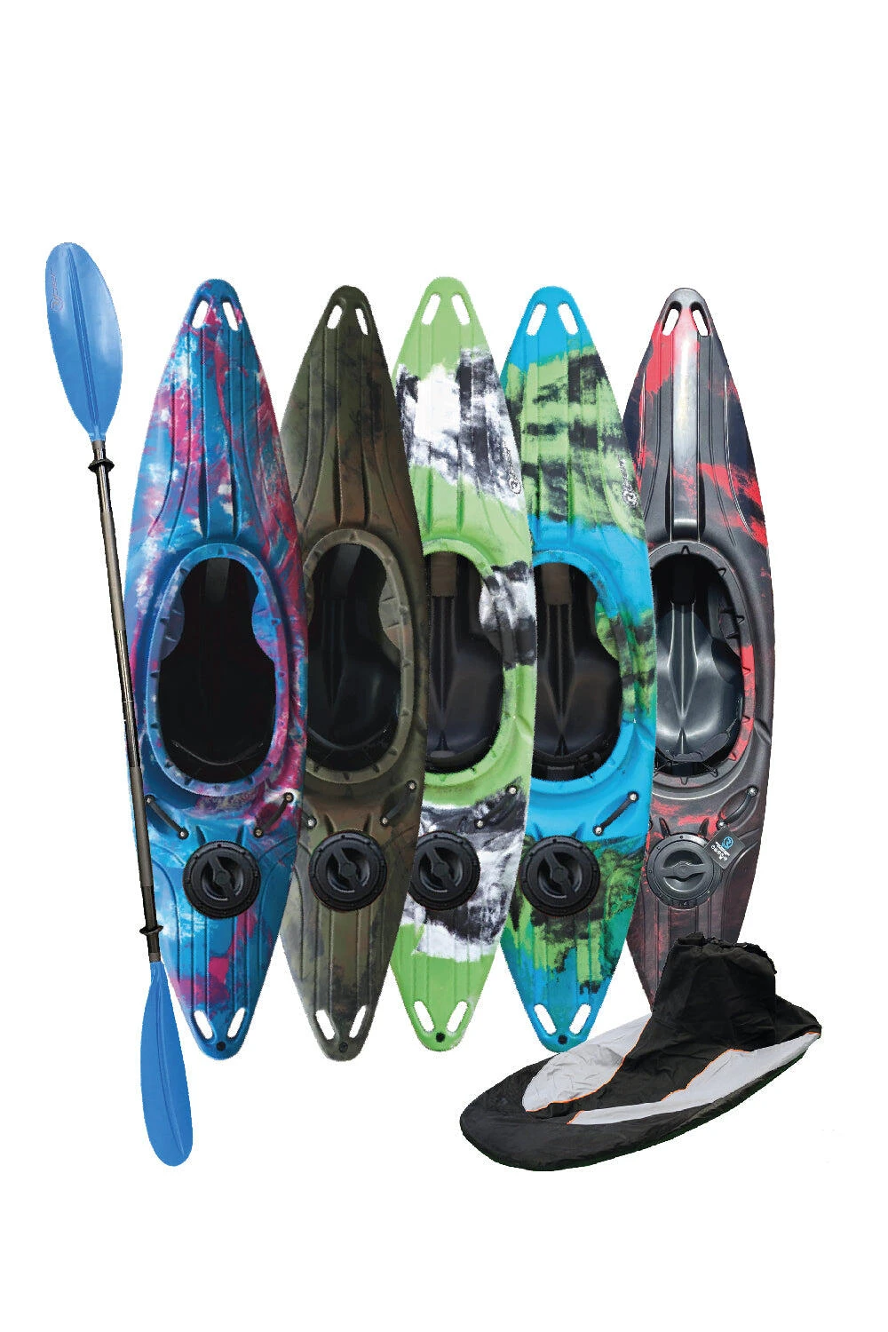 RIBER SIT IN KAYAK WHITE WATER TOURER - W/ PADDLE & BACKREST 7 RIBER SIT IN KAYAK WHITE WATER TOURER - W/ PADDLE & BACKREST - Image 5