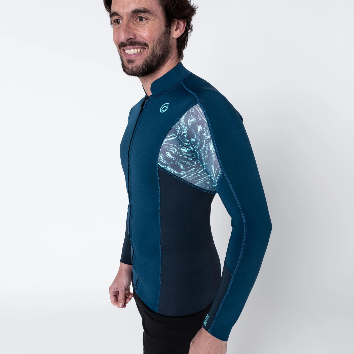 Men's Top Anti-UV Long-sleeved 1.5 Mm Neoprene 5 Men's Top Anti-UV Long-sleeved 1.5 Mm Neoprene - Image 3
