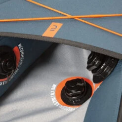 NEW 100 1 PERSON TOURING INFLATABLE KAYAK - BLUE / ORANGE (DOPE-DYED) -Water Sports Store k655c519f828f83aa291615e9fdf97b54