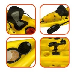 Cambridge Kayaks Zander Single Sit On Top Kayak 280cm X 82cm X 36cm -Water Sports Store k6612b95268627e6700714b224e2bac5c