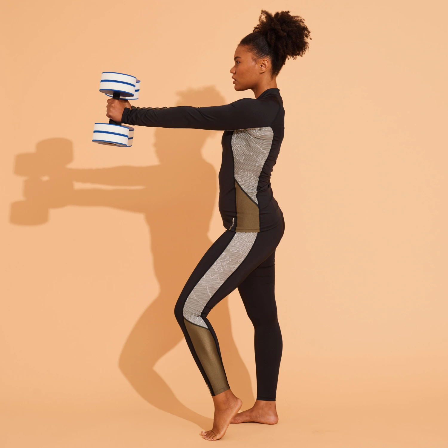 LONG-SLEEVED ZIPPED T-SHIRT FOR AQUAFIT 9 LONG-SLEEVED ZIPPED T-SHIRT FOR AQUAFIT - Image 7