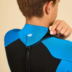 BOY'S SURFING 1.5 MM NEOPRENE SHORTY WETSUIT 500 BLUE BLACK 19 BOY'S SURFING 1.5 MM NEOPRENE SHORTY WETSUIT 500 BLUE BLACK -Water Sports Store k6ecb2018945150f69aa80c3673d699ad