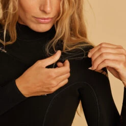 WOMEN'S SURFING WETSUIT 900 NEOPRENE 4/3 MM BLACK -Water Sports Store k74a8fe242cb581646fda0bb5585a147c