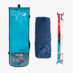 TRACTION KITE PW100 1m2 Blue - With Bar -Water Sports Store k7616504fb331347e3902d9022dd13a7d