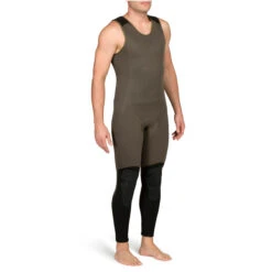 Men's Spearfishing Sleeveless Wetsuit 7 Mm Neoprene SPF 500 Khaki -Water Sports Store k786878b73a420c0240a29eb9c886cb26