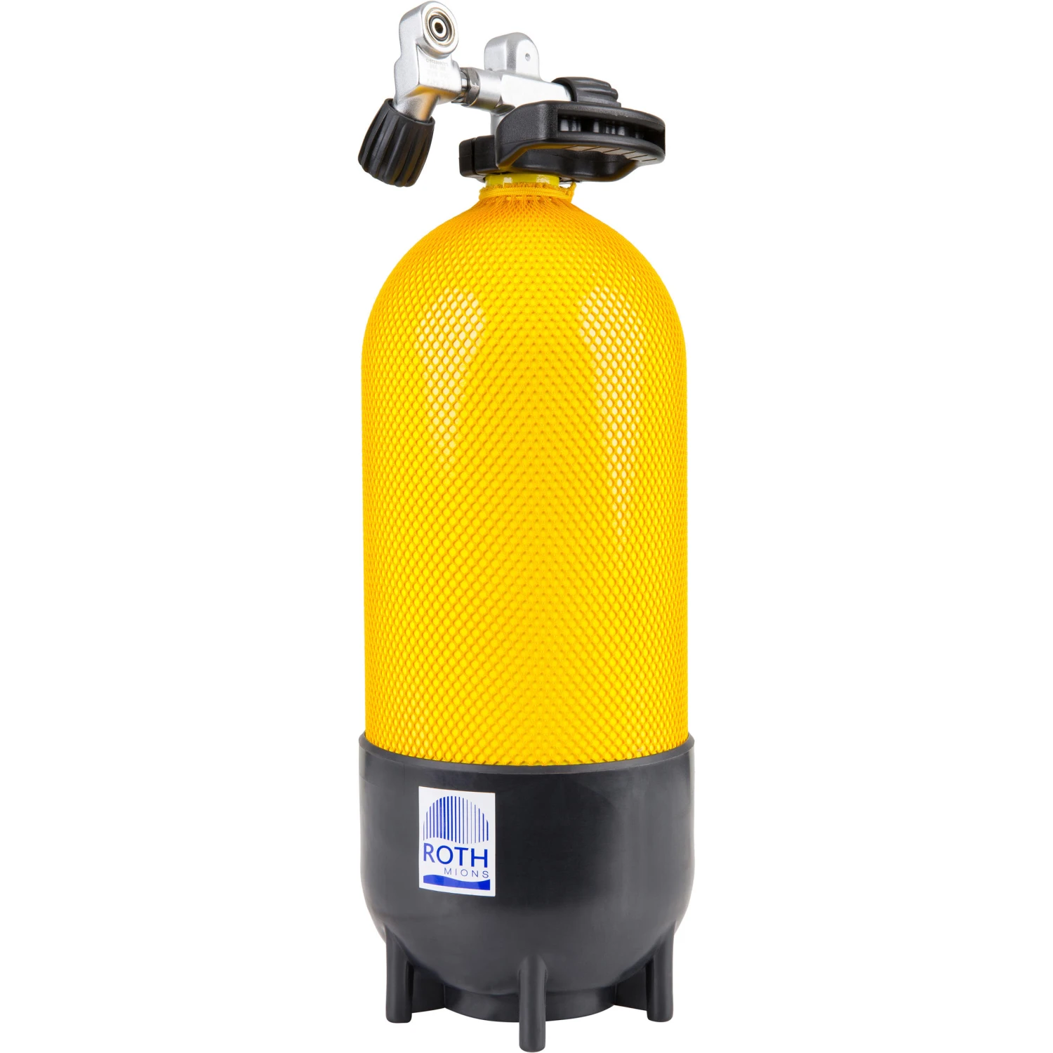 Roth Scuba Diving Tank 12 Litres Short 230 Bar Yellow 5 Roth Scuba Diving Tank 12 Litres Short 230 Bar Yellow - Image 3