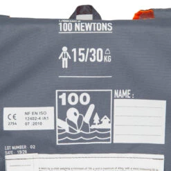 Tribord Kids Life Jacket 100N LJ EASY Orange/grey -Water Sports Store k7b791b96c2db019e68364a2c89721f25