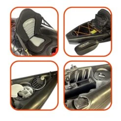 Cambridge Kayaks Zander Single Sit On Top Kayak 280cm X 82cm X 36cm -Water Sports Store k839b1eb565a2f9f0b6b84138f4675ce4