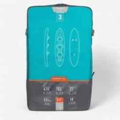 X100 2/3 PERSON Drop-Stitch Floor TOURING INFLATABLE KAYAK - TURQUOISE -Water Sports Store k88bce4a8b61863cc8b9e564b3876557b 1