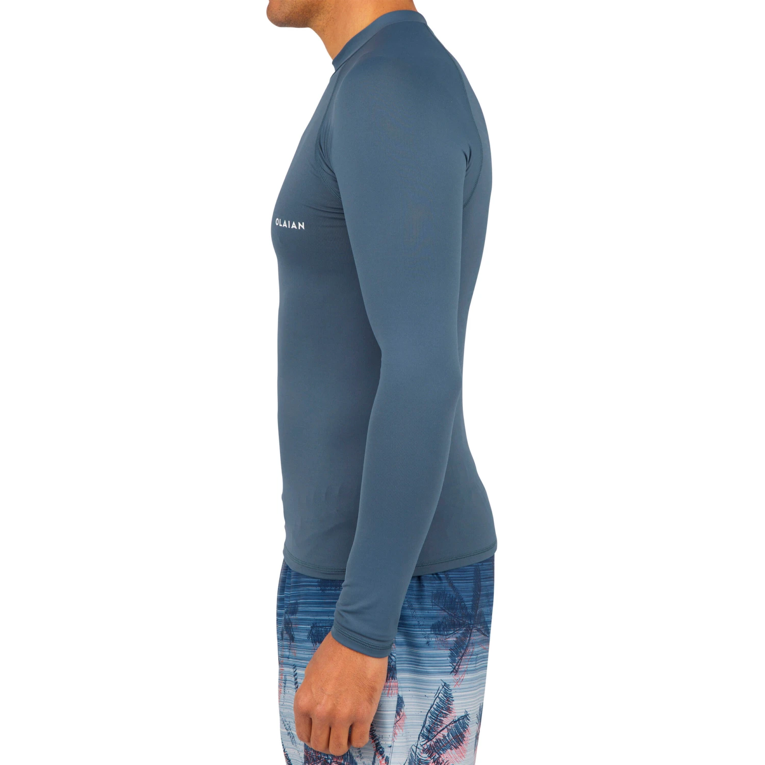 Men's Surfing Long-sleeved UV-protection Top T-shirt 100 5 Men's Surfing Long-sleeved UV-protection Top T-shirt 100 - Image 3