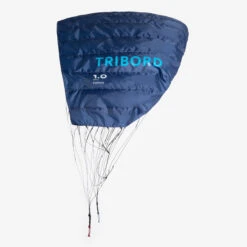 TRACTION KITE PW100 1m2 Blue - With Bar -Water Sports Store k8d6f6cca251f11e8f1d17ad5e203b46d