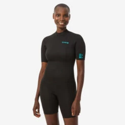Women’s Neoprene Shorty Wetsuit With 1.5 Mm Foam Back Zip -Water Sports Store k90cd45616adc10259c6aa82ece7aeceb