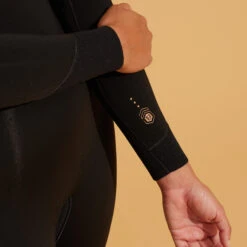 WOMEN'S NEOPRENE SURF WETSUIT 900 3/2 BLACK CHEST ZIP CLOSURE -Water Sports Store k92962b719bd17eaddb72e8bcdbf4b76f