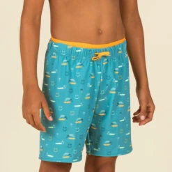 Boys’ Long Swimming Trunks 100 All Chin Black -Water Sports Store k961555920729ba7ca67fc046c5a82226
