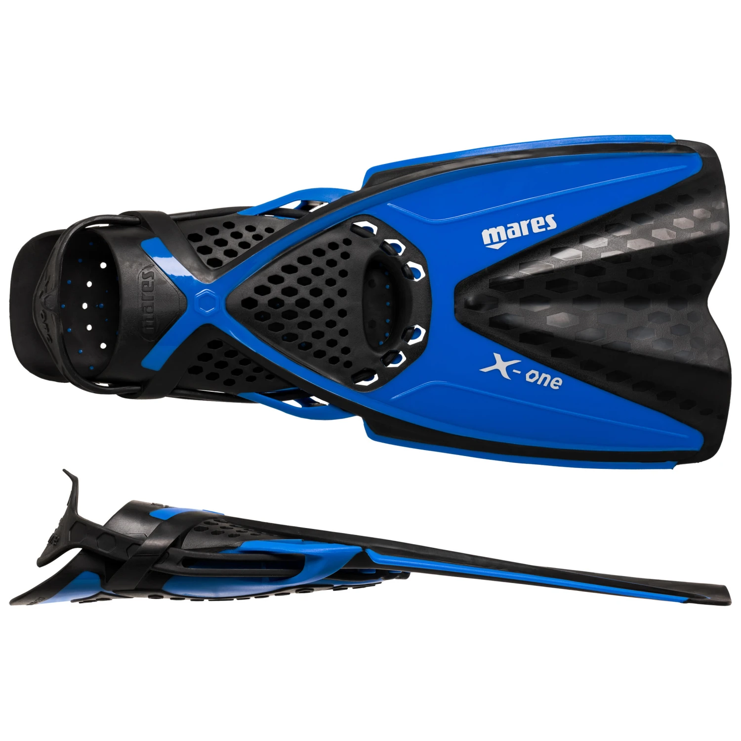 Mares Kids’ Snorkelling Fins X-one Junior - Black And Blue 4 Mares Kids’ Snorkelling Fins X-one Junior - Black And Blue - Image 2