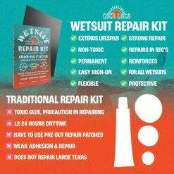 Coco Loco Wetsuit Repair Kit, Easy Iron On Patch For All Wetsuits & Drysuit -Water Sports Store k9eaffb06a005fc28508a833a8ab53cf7
