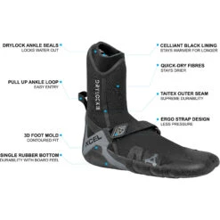 Xcel 5mm Drylock Round Toe Wetsuit Boots -Water Sports Store ka1244f678c716686305016f94b1dbb2b