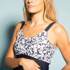 Women's Maternity Aquafitness Swimsuit AYA Lica Dark Blue White 13 Women's Maternity Aquafitness Swimsuit AYA Lica Dark Blue White -Water Sports Store ka575dee4f76ecd9bbe3263c90d7fbbc9