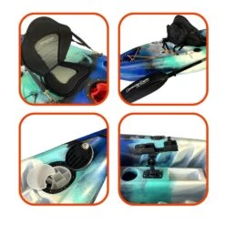 Cambridge Kayaks Zander Single Sit On Top Kayak 280cm X 82cm X 36cm -Water Sports Store kac1363fe5a34c46bb35abc616002f223