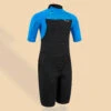 BOY'S SURFING 1.5 MM NEOPRENE SHORTY WETSUIT 500 BLUE BLACK -Water Sports Store kb16a5745b5f555f60d18f35e69dd1d67