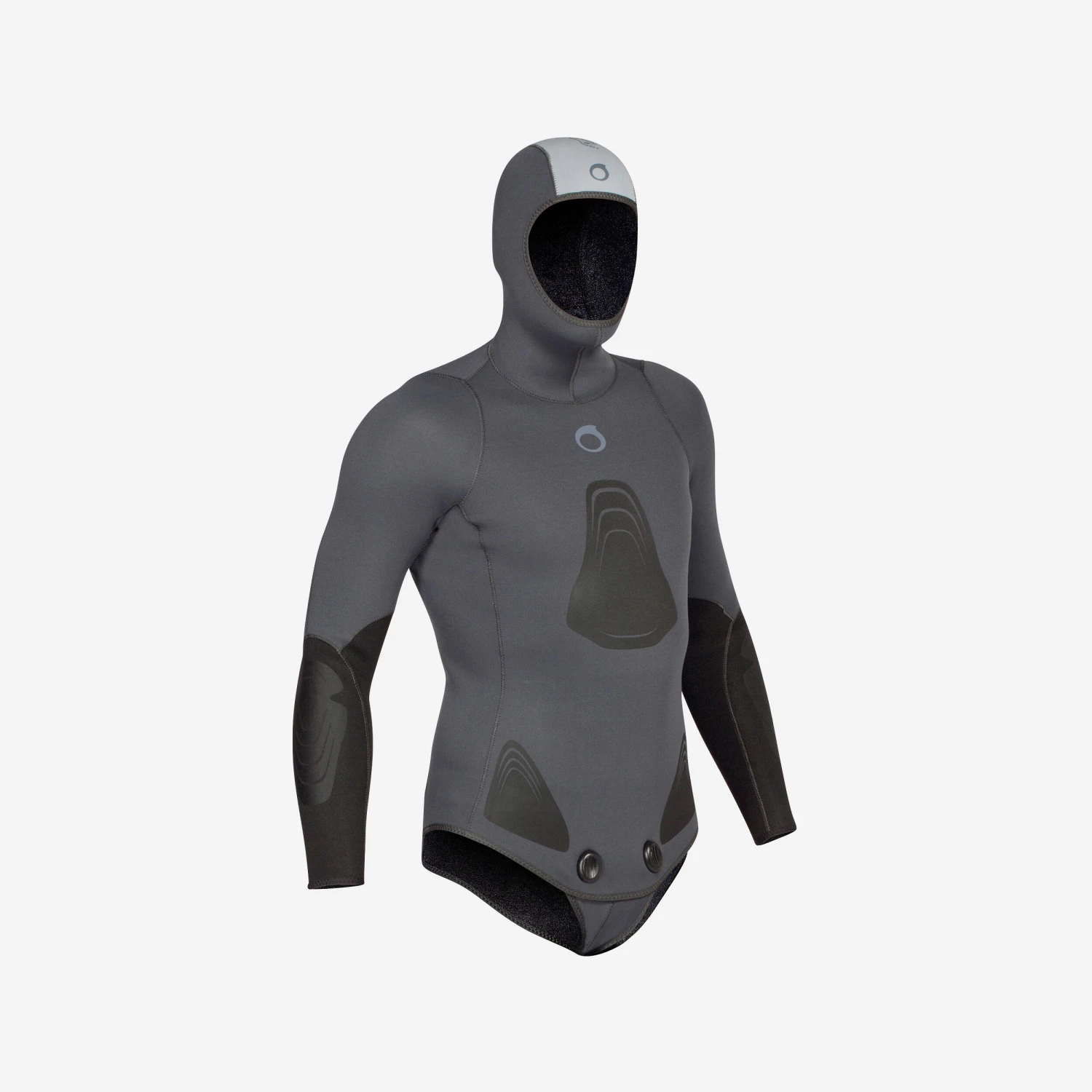 Men's Spearfishing Jacket 3 Mm Neoprene SPF 500 Grey 3 Men's Spearfishing Jacket 3 Mm Neoprene SPF 500 Grey
