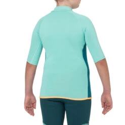Kids Top Anti-UV Short-sleeved 1.5 Mm Neoprene Turquoise -Water Sports Store kb8f3ff32f97ae29187041e00ce9bbd8a