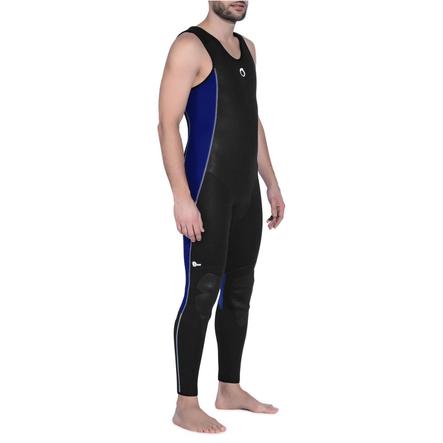 Men's Diving Sleeveless Wetsuit 5.5 Mm Neoprene SCD Black 5 Men's Diving Sleeveless Wetsuit 5.5 Mm Neoprene SCD Black - Image 3