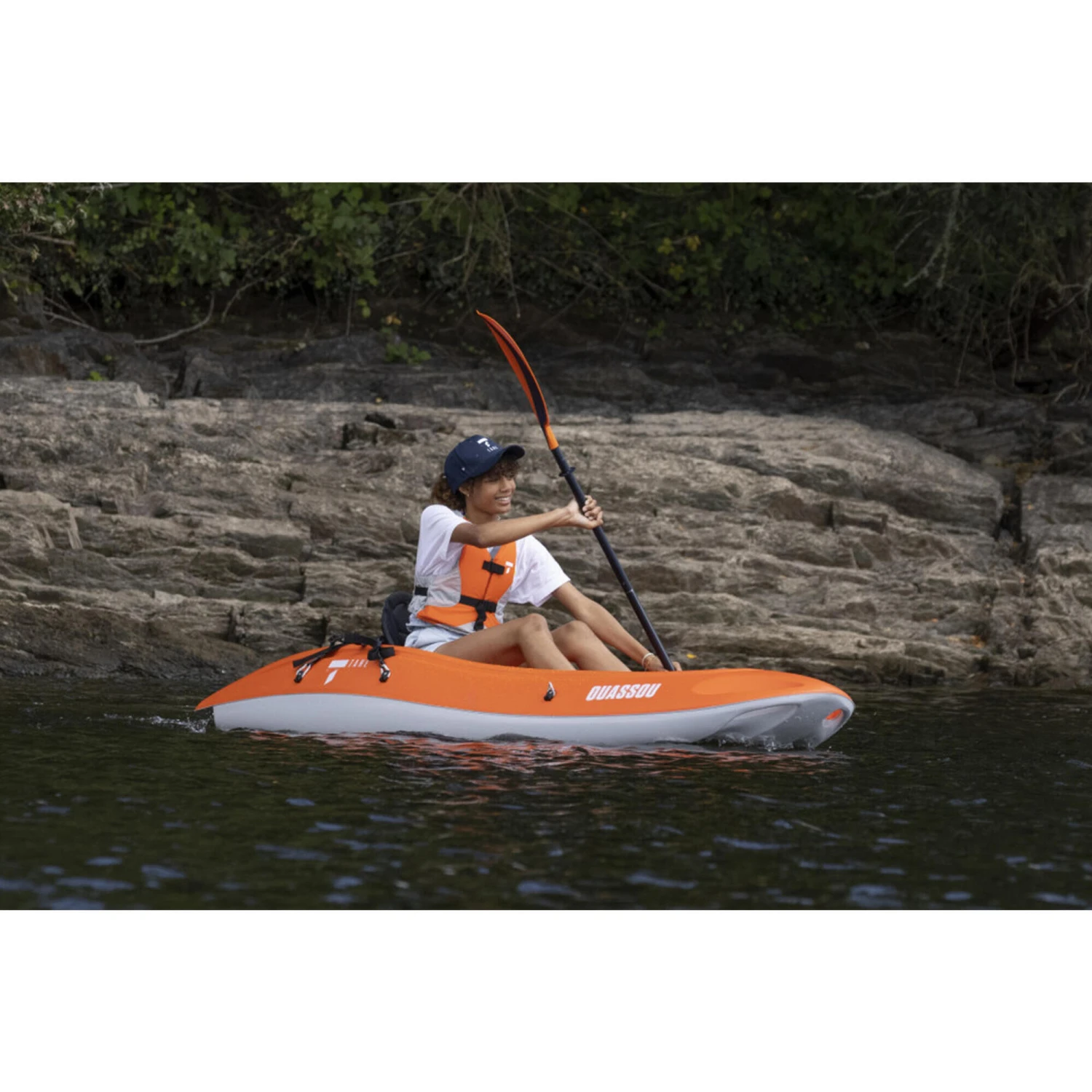 TAHE OUASSOU RIGID 1-SEAT RIGID TOURING KAYAK Orange 4 TAHE OUASSOU RIGID 1-SEAT RIGID TOURING KAYAK Orange - Image 2
