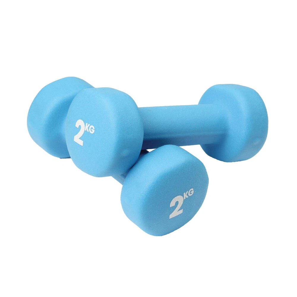Fitness-Mad Fitness Mad Neoprene Dumbbell Weights 2kg 4 Fitness-Mad Fitness Mad Neoprene Dumbbell Weights 2kg - Image 2