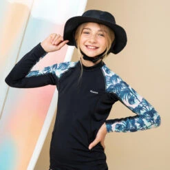 Girl's Long Sleeve Sun Top Petrol Peony 31 Girl's Long Sleeve Sun Top Petrol Peony -Water Sports Store kc0c4fea687e8c6c4f37e1df38efd6d74