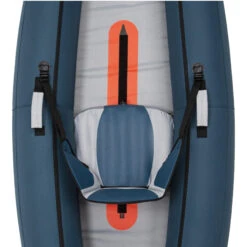 NEW 100 1 PERSON TOURING INFLATABLE KAYAK - BLUE / ORANGE (DOPE-DYED) -Water Sports Store kc1ad24db1d972eb3e4ceb044654048e3