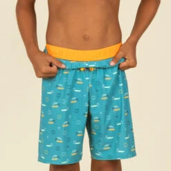 Boys’ Long Swimming Trunks 100 All Chin Black -Water Sports Store kc86f47842797f2d2ac13463ab71e3aaa
