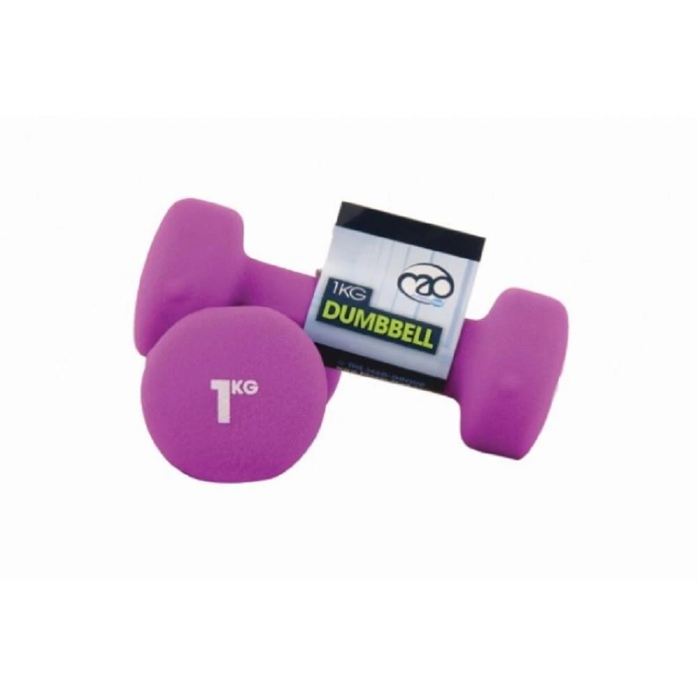 Fitness-Mad Neoprene Dumbell Set (Pack Of 2) (Purple) 3 Fitness-Mad Neoprene Dumbell Set (Pack Of 2) (Purple)