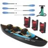 Sevylor Montreal 3 Person Inflatable Kayak Kit With Buoyancy Aids, Paddles & Pump -Water Sports Store kd0b09297f6c5d0e529000a989e23f95e
